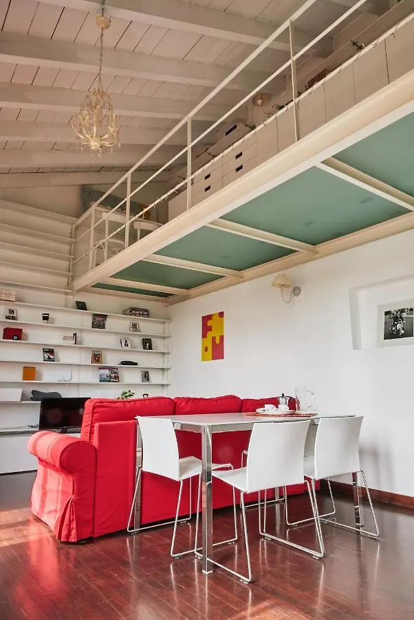 Il Terrazzino - Loft With Terrace And View - With Elevator - Milan Apartment